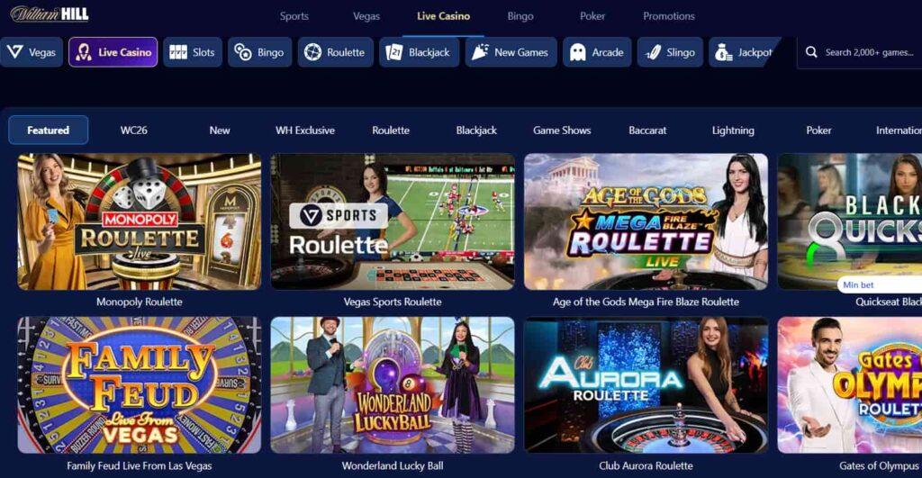 william hill casino site